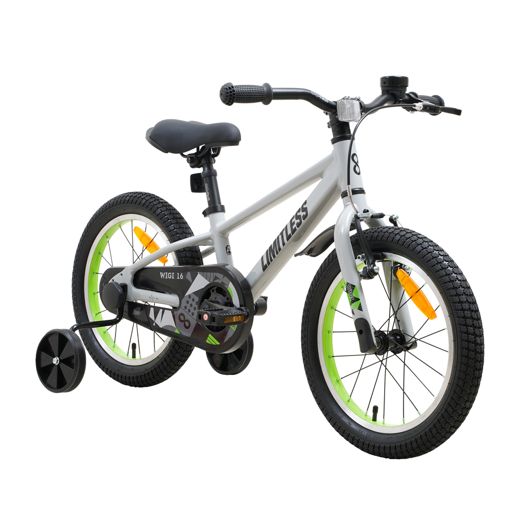 Bicicleta Wigi Aro 16 Gris Aluminio