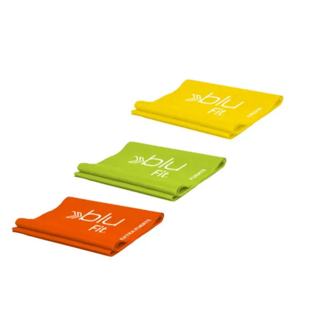 Set de Bandas de Resistencia BluFit – 3 Niveles de Intensidad