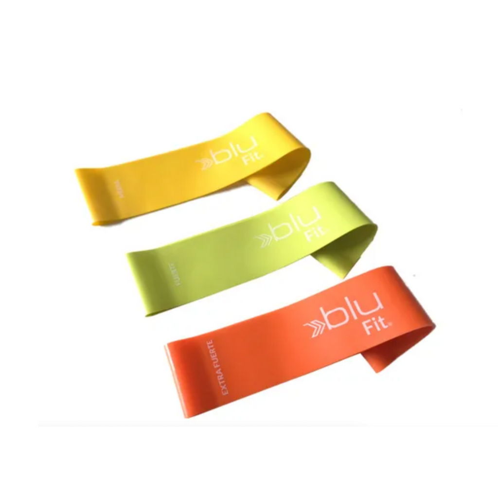 Set de Bandas de Resistencia Loop BluFit – 3 Niveles de Intensidad