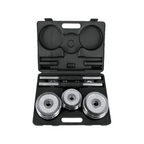 Set de Mancuernas Cromadas 15 kg Body Sculpture – Entrena Donde Quieras