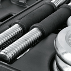 Set de Mancuernas Cromadas 15 kg Body Sculpture – Entrena Donde Quieras