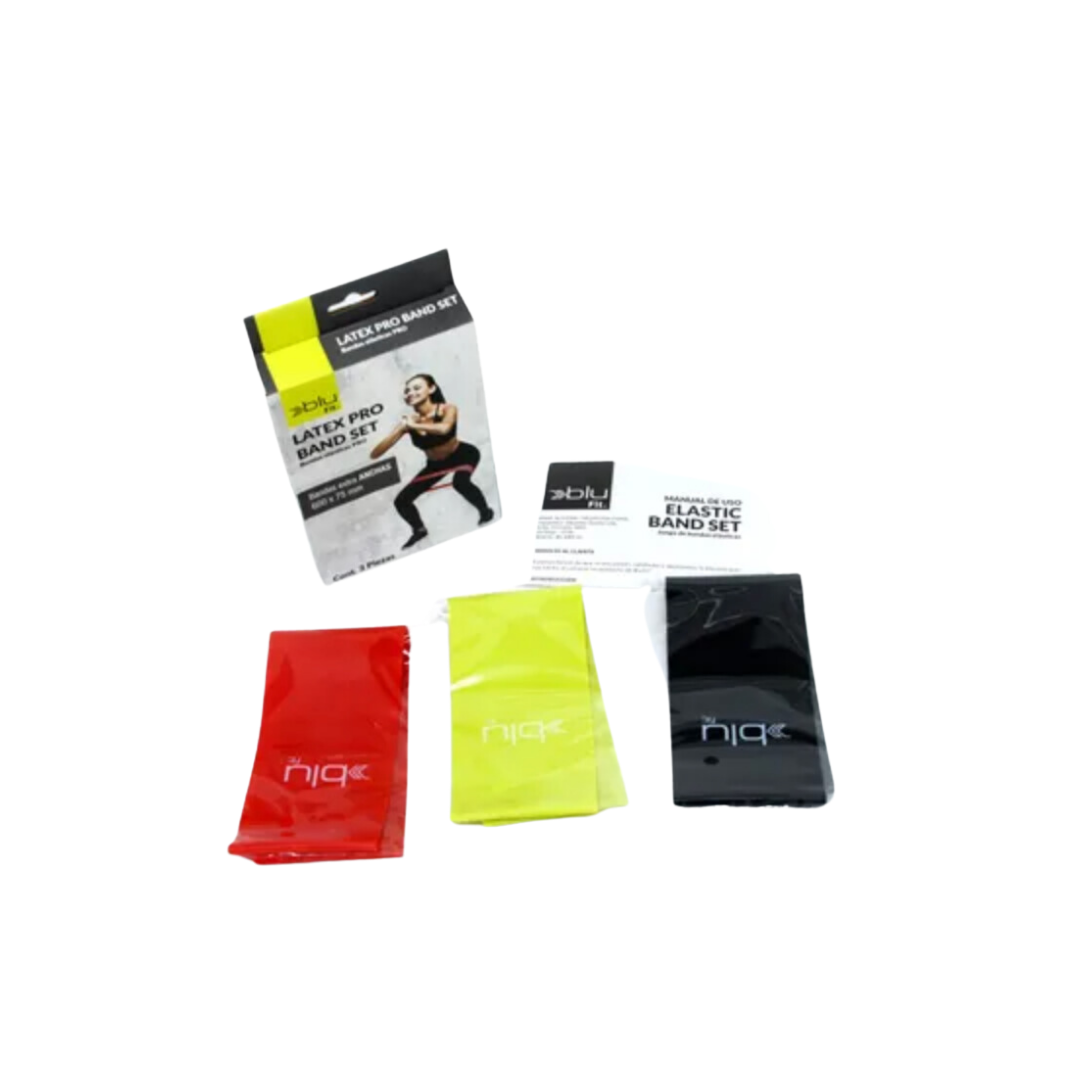 Set de Bandas de Resistencia Extra Anchas BluFit – Entrenamiento Funcional