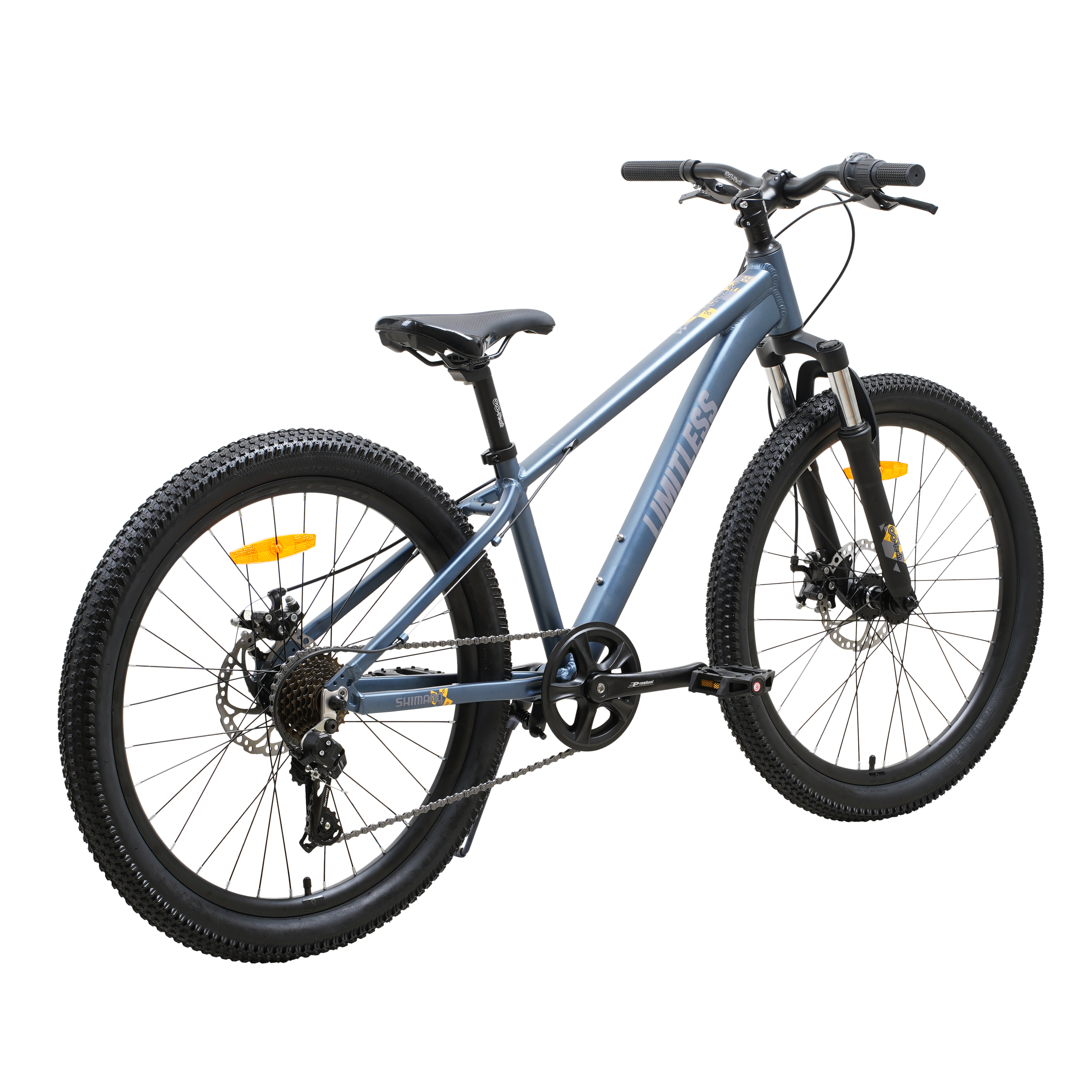 Bicicleta Blitz Aro 24 Gris Grafito 21v Aluminio