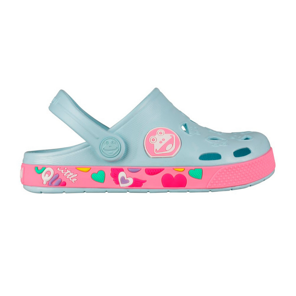 Coqui Froggy 8802 Pastel blue/Dk. Pink