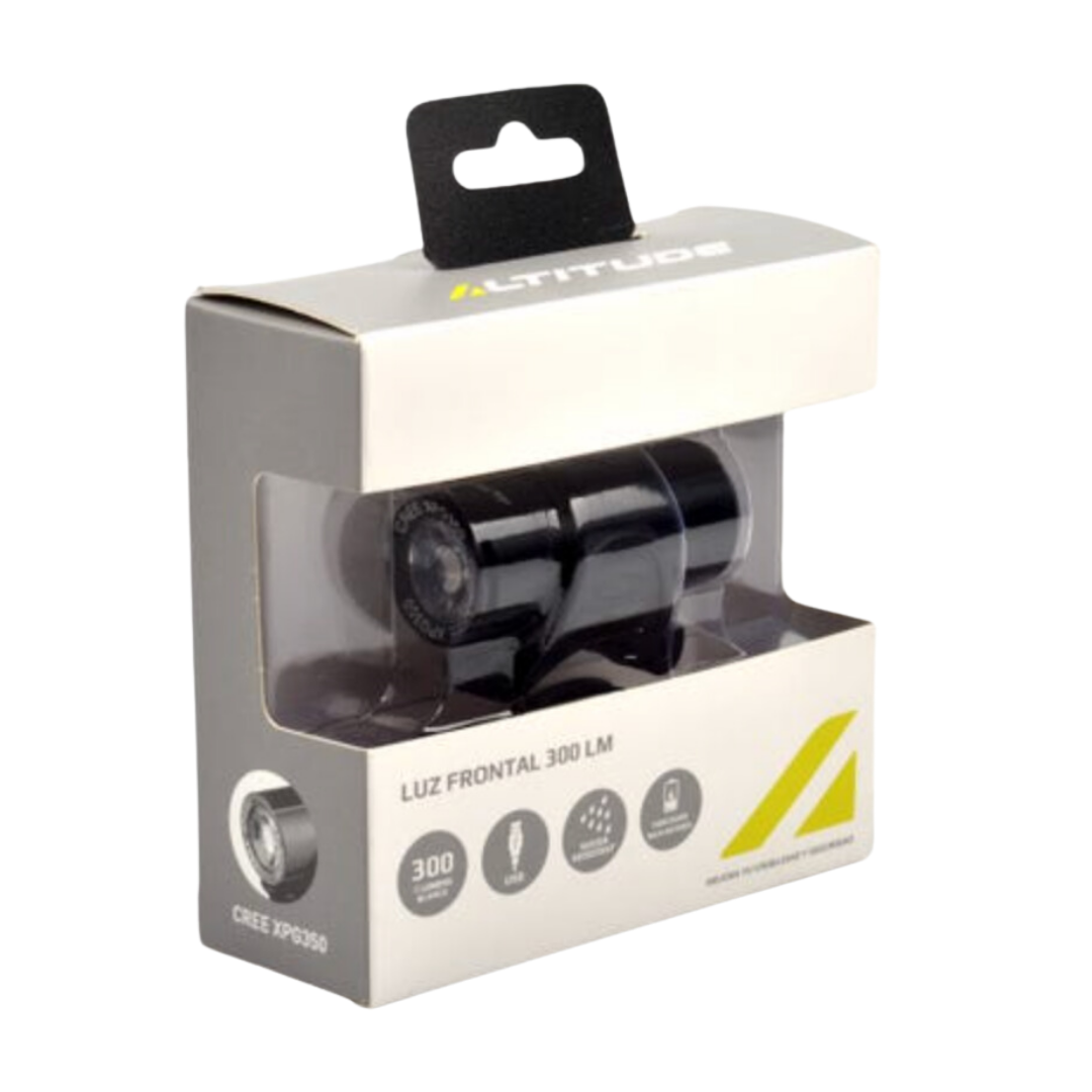 Luz Frontal LED USB 300 Lúmenes EBL-3289 Altitude – Potencia y Seguridad para tus Rutas