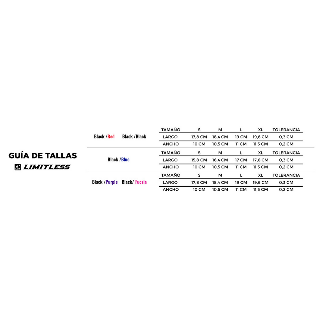 Guantes Limitless Hombre Negro A107882