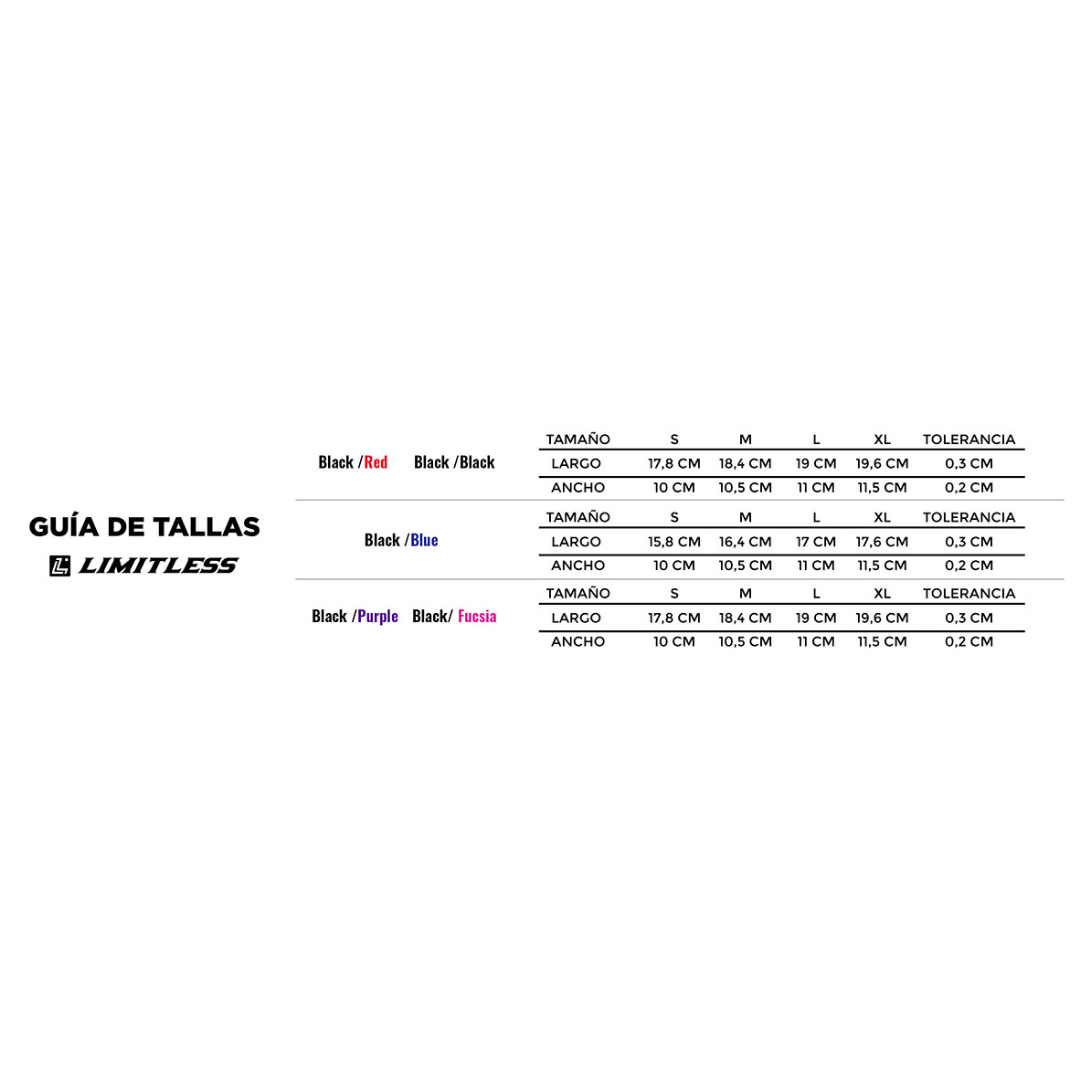 Guantes Limitless Hombre Negro A107882