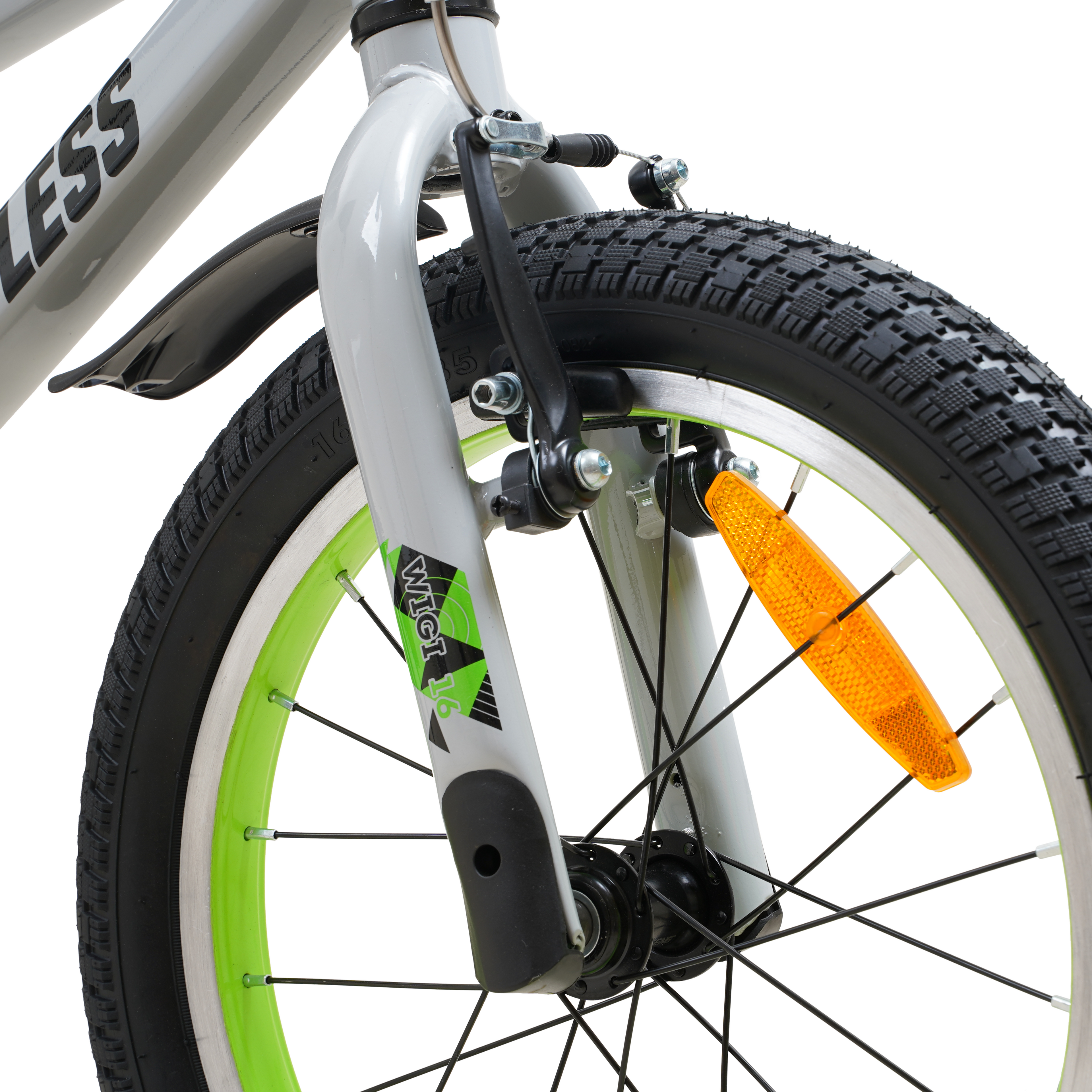 Bicicleta Wigi Aro 16 Gris Aluminio