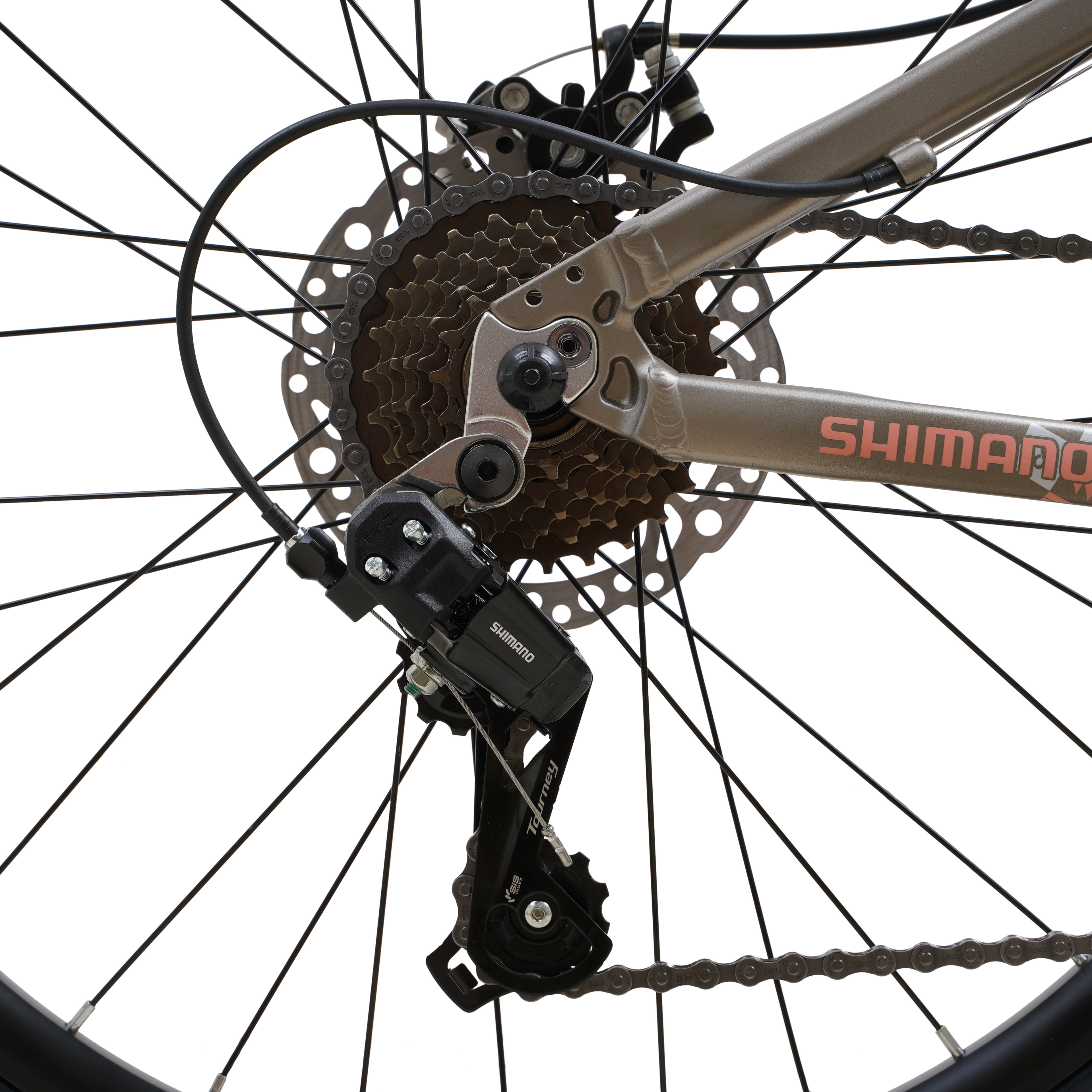 Bicicleta Blitz Aro 24 Gris 21v Aluminio