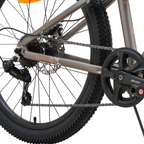 Bicicleta Blitz Aro 24 Gris 21v Aluminio