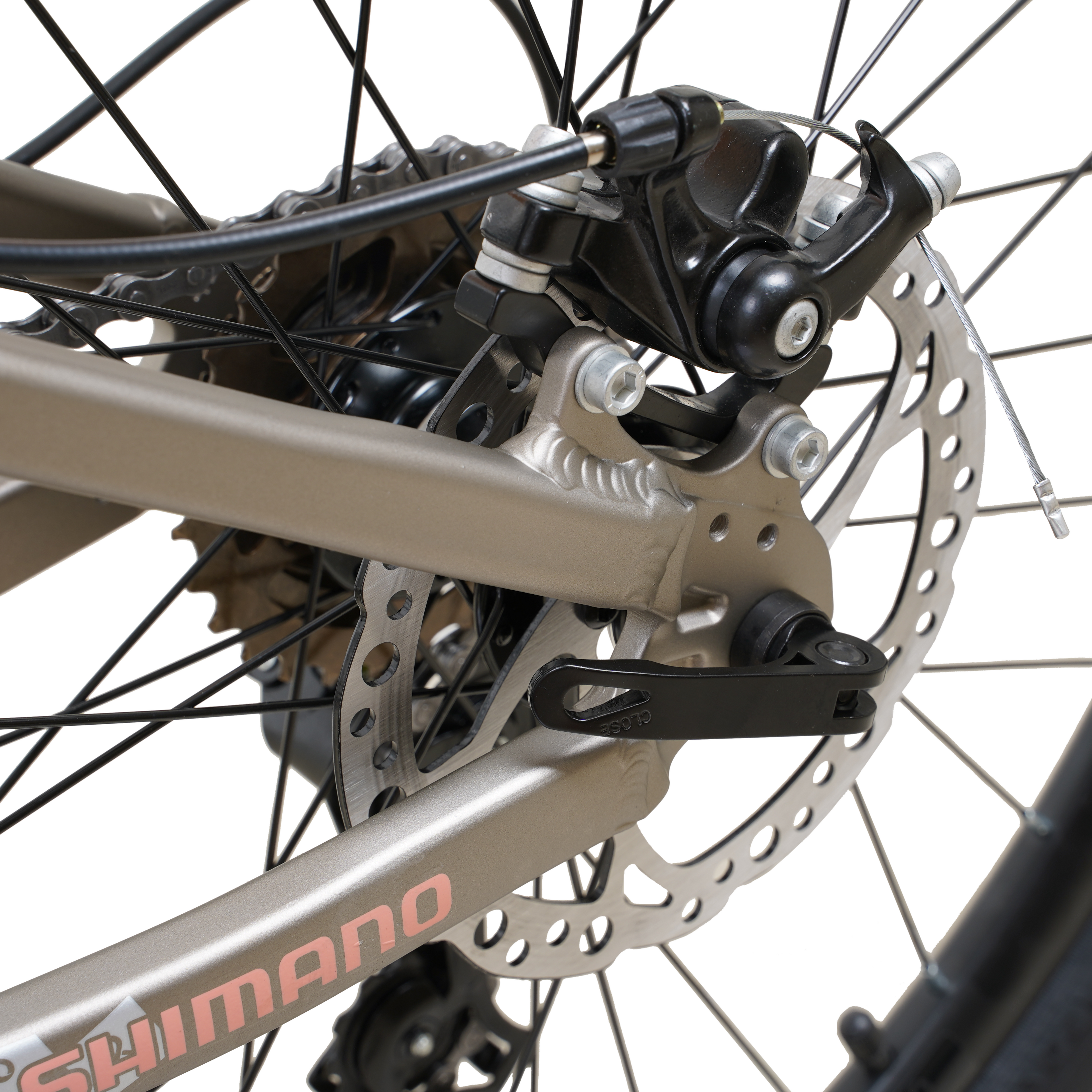 Bicicleta Blitz Aro 24 Gris 21v Aluminio