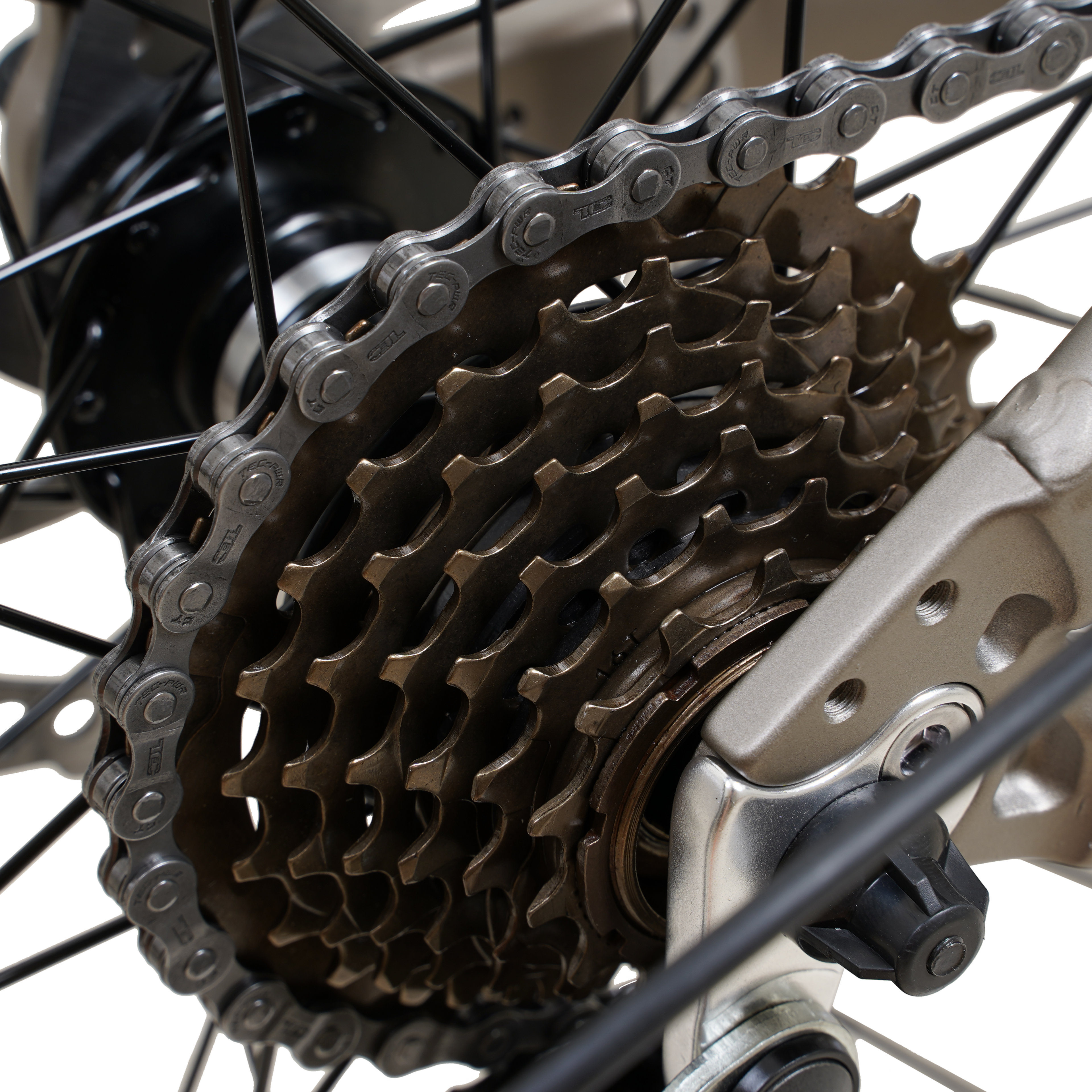 Bicicleta Blitz Aro 24 Gris 21v Aluminio