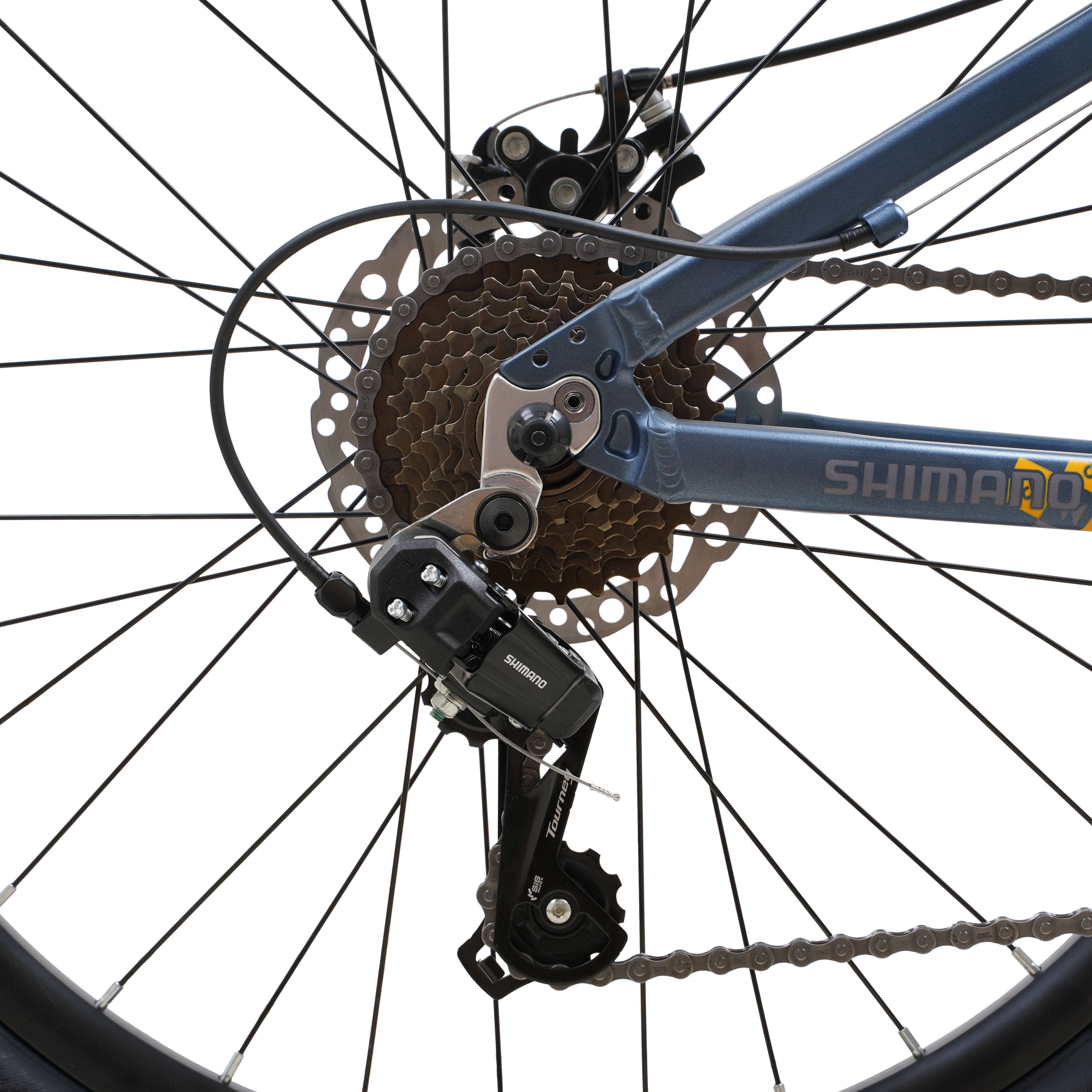 Bicicleta Blitz Aro 24 Gris Grafito 21v Aluminio