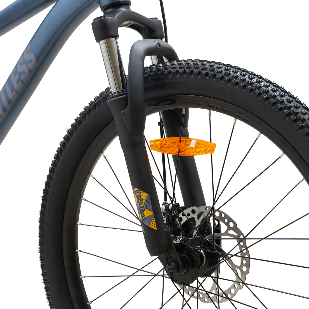 Bicicleta Blitz Aro 24 Gris Grafito 21v Aluminio