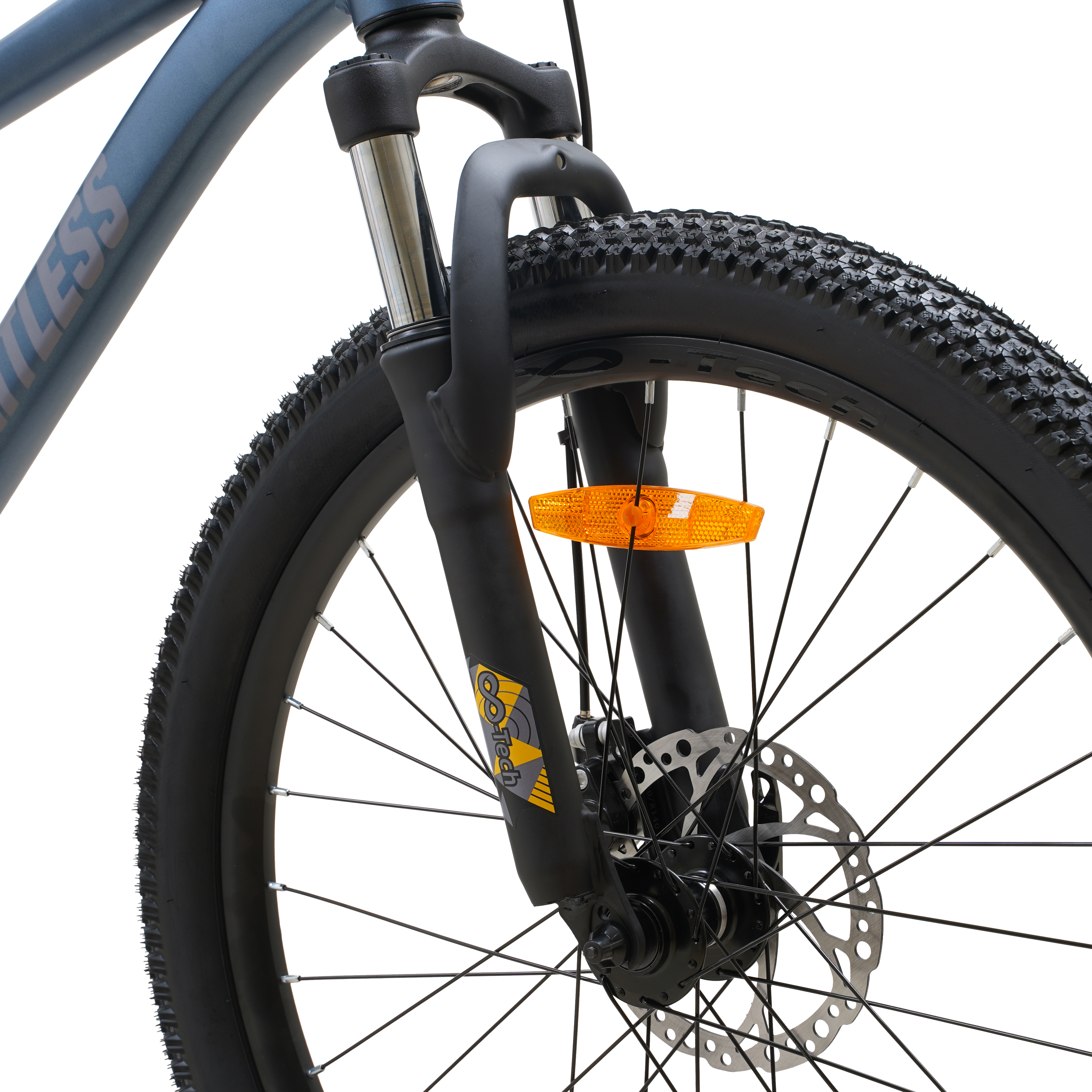 Bicicleta Blitz Aro 24 Gris Grafito 21v Aluminio