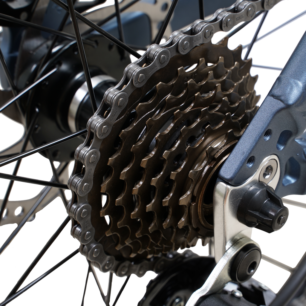 Bicicleta Blitz Aro 24 Gris Grafito 21v Aluminio