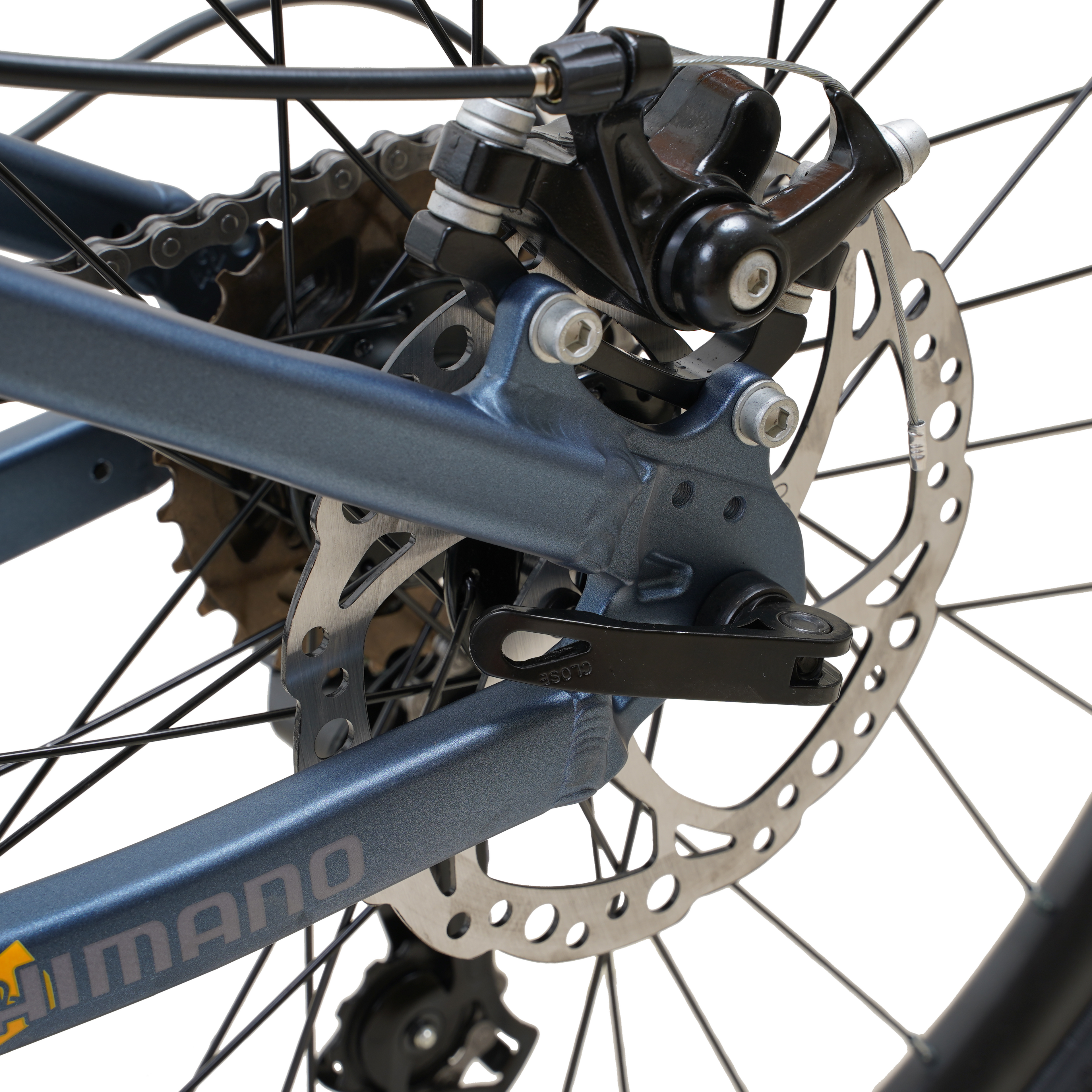 Bicicleta Blitz Aro 24 Gris Grafito 21v Aluminio