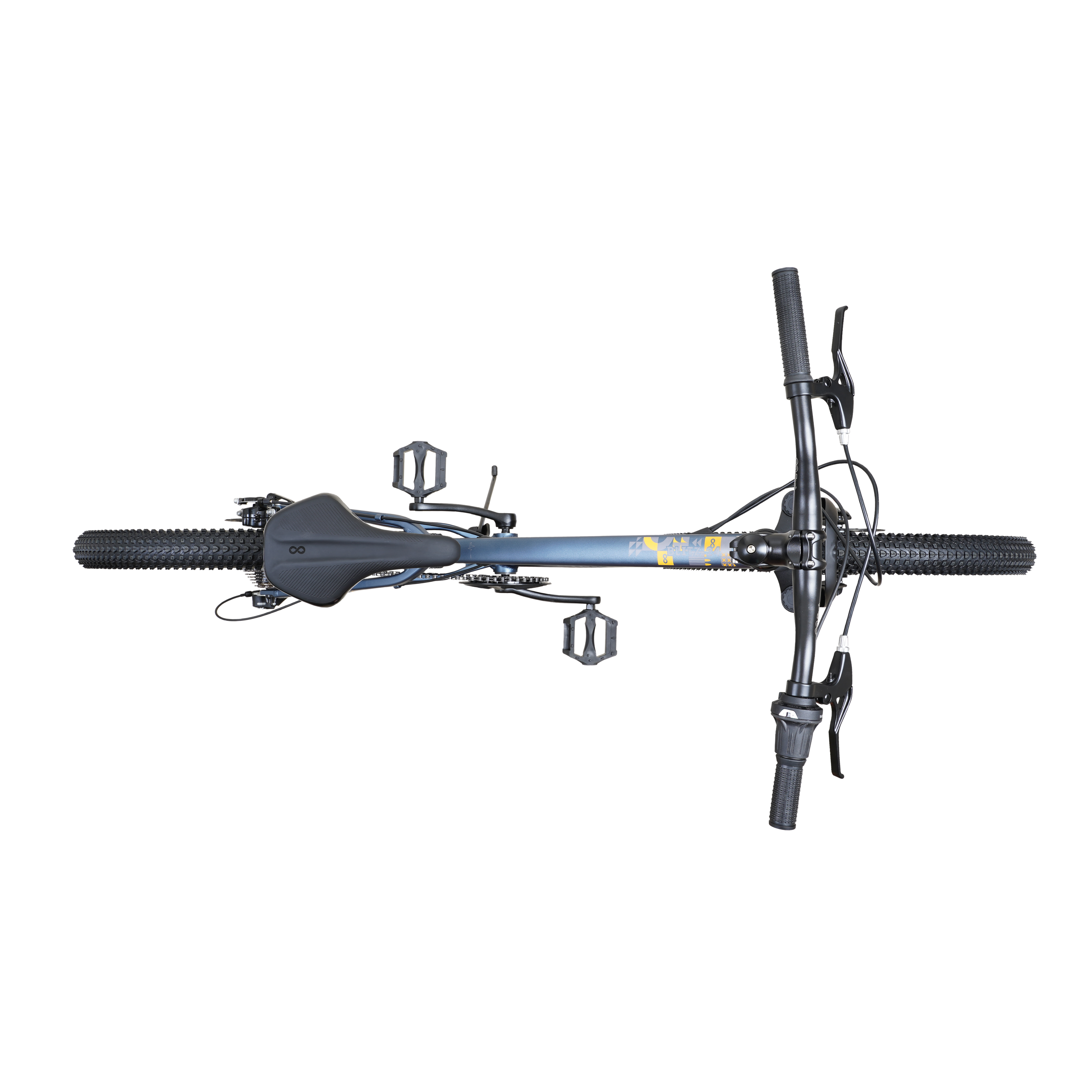 Bicicleta Blitz Aro 24 Gris Grafito 21v Aluminio