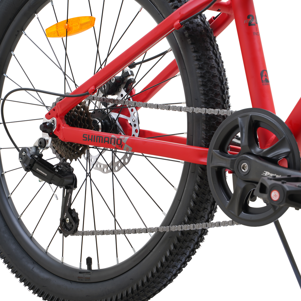 Bicicleta Blitz Aro 24 Rojo Aluminio