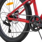 Bicicleta Blitz Aro 24 Rojo Aluminio