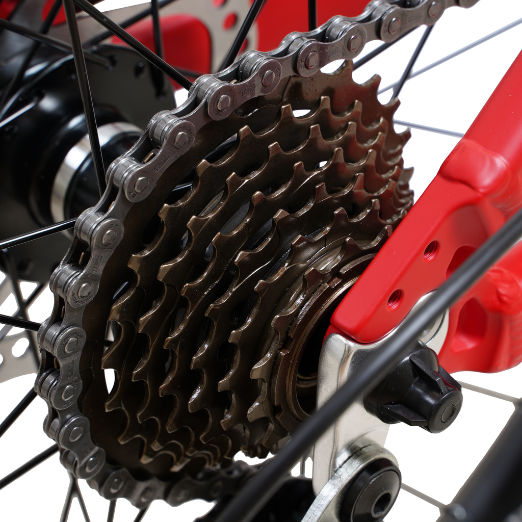 Bicicleta Blitz Aro 24 Rojo Aluminio