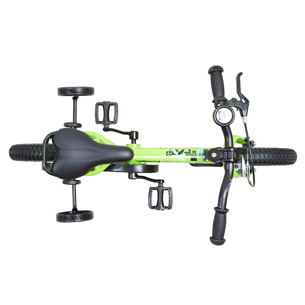 Bicicleta Wigi Aro 12 Verde Aluminio
