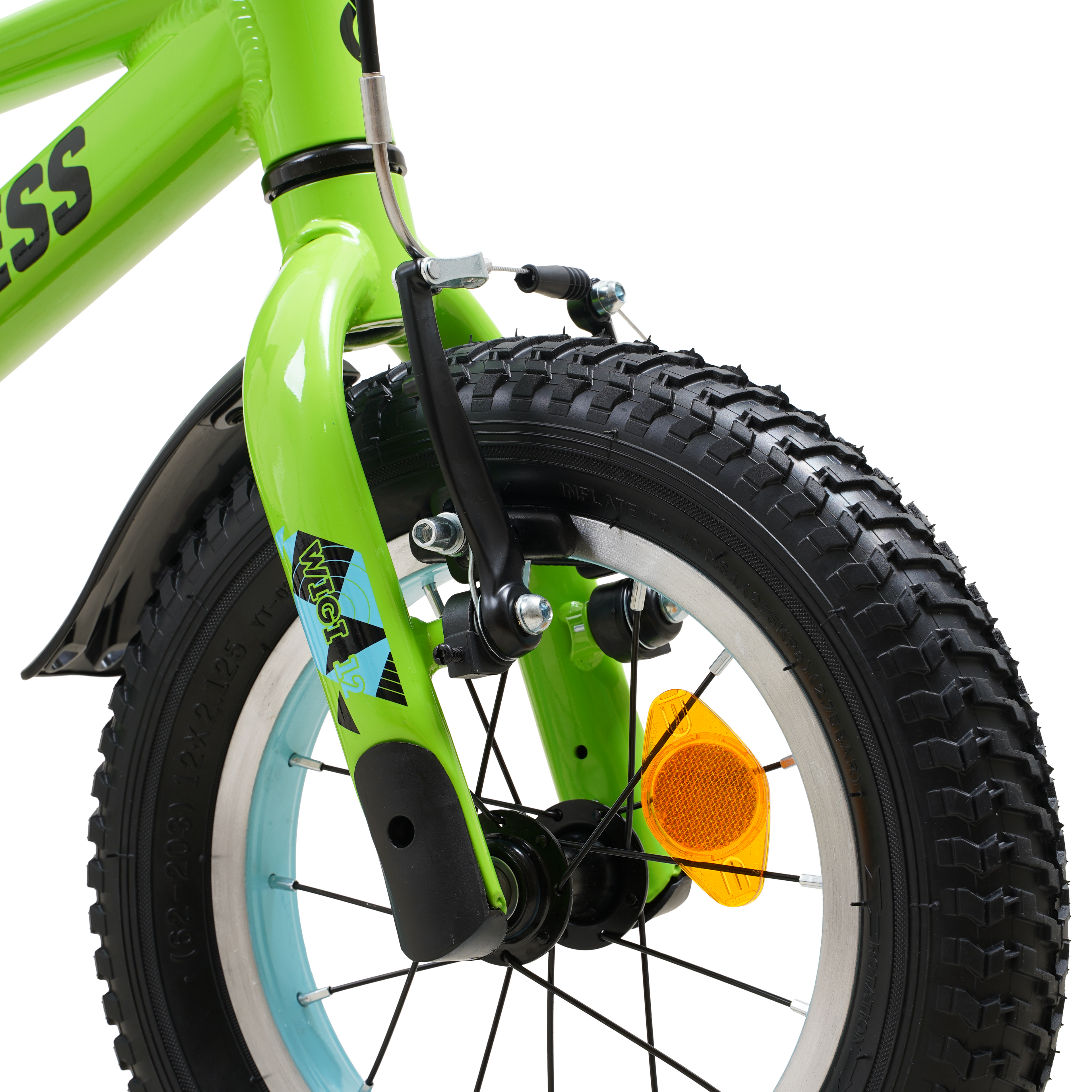 Bicicleta Wigi Aro 12 Verde Aluminio