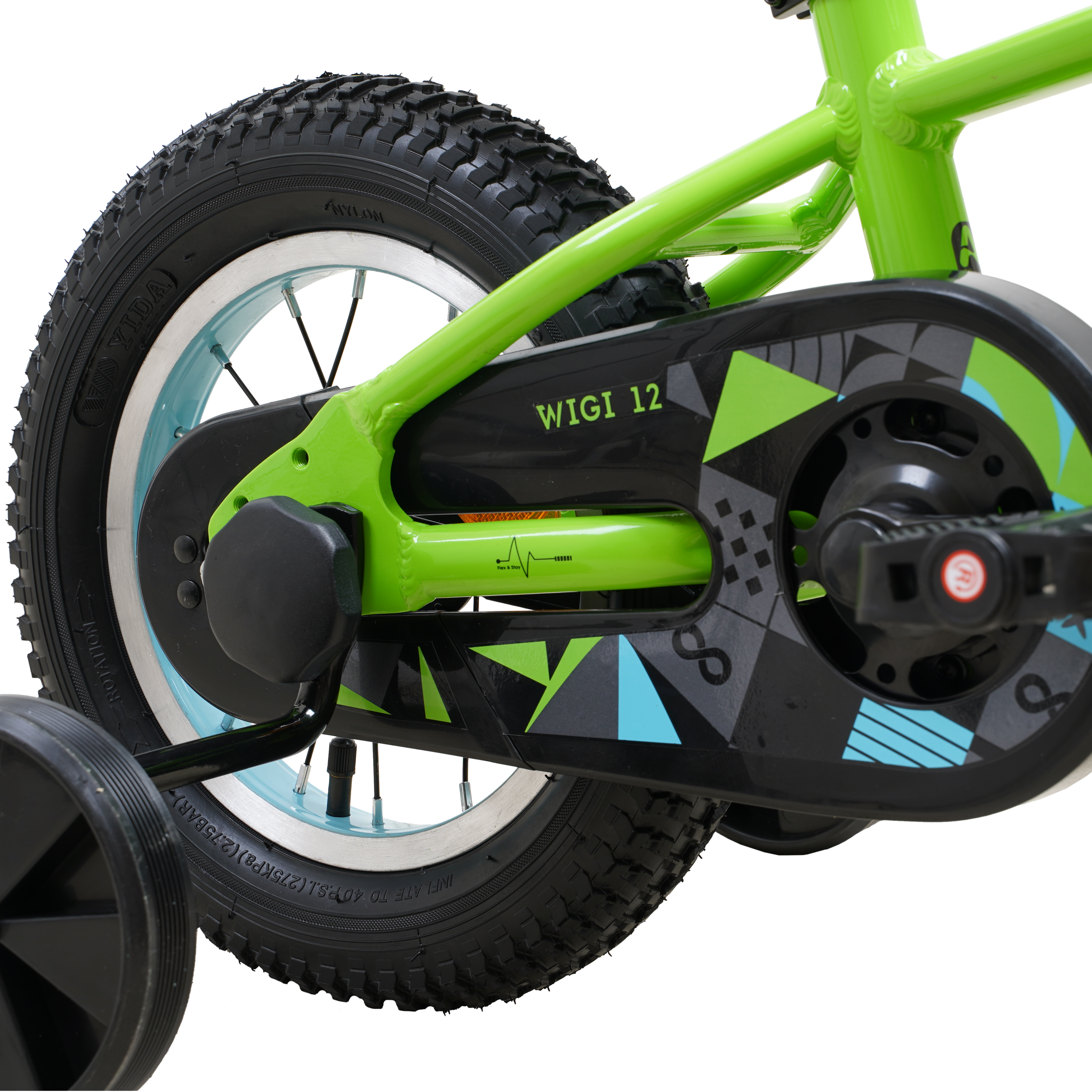 Bicicleta Wigi Aro 12 Verde Aluminio