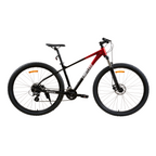 Bicicleta MTB Raptor 2.0 Negro Rojo M Aro 29” – Aluminio – Shimano Altus 2x8 – Frenos de Disco