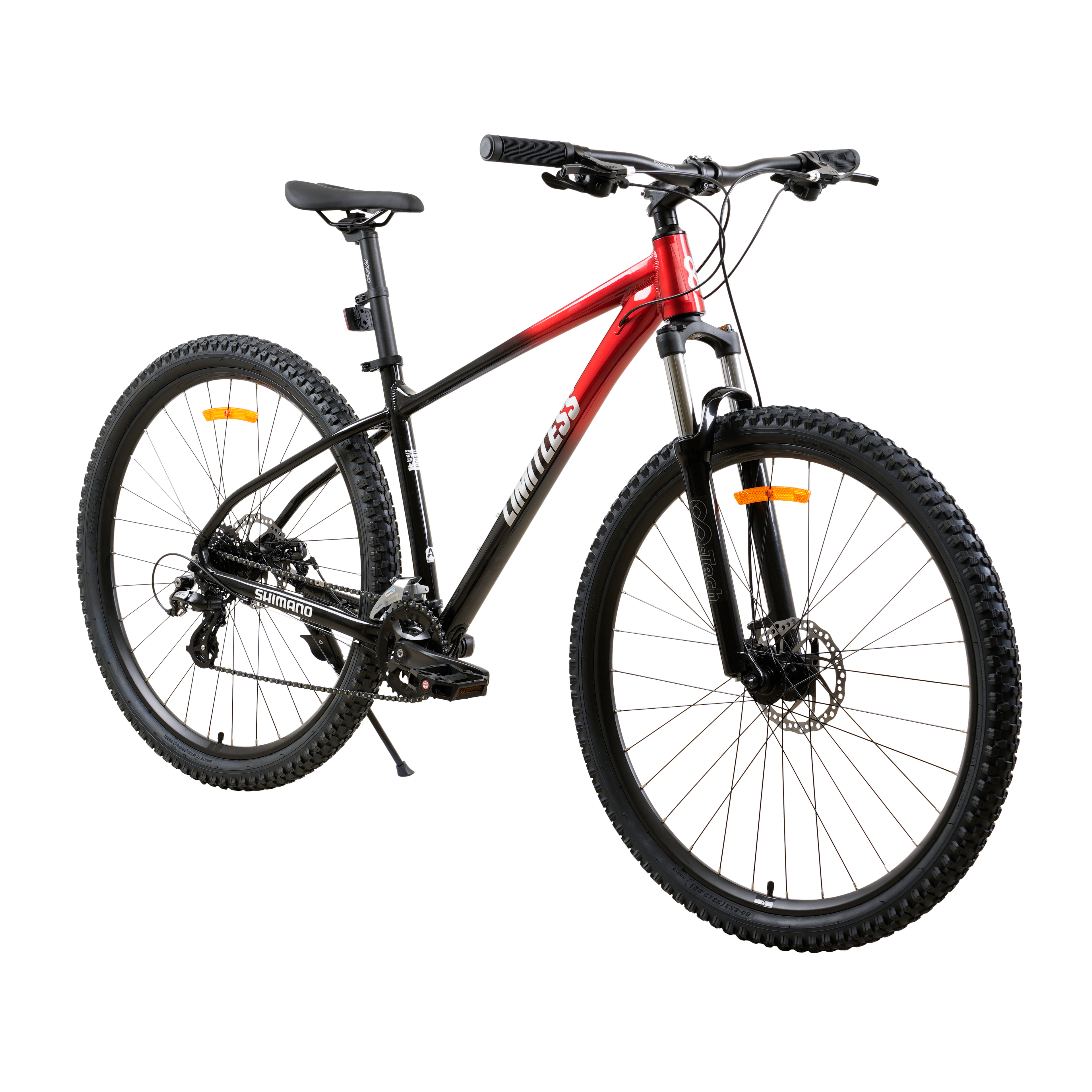 Bicicleta MTB Raptor 2.0 Negro Rojo L Aro 29” – Aluminio – Shimano Altus 2x8 – Frenos de Disco