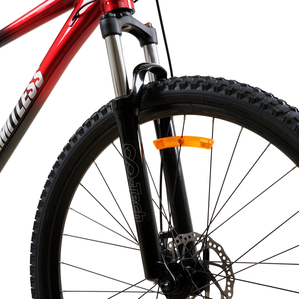 Bicicleta MTB Raptor 2.0 Negro Rojo M Aro 29” – Aluminio – Shimano Altus 2x8 – Frenos de Disco