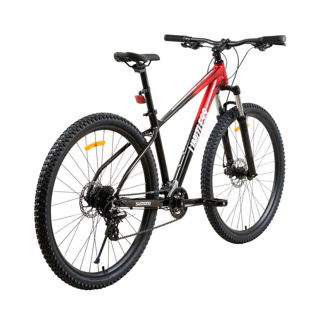 Bicicleta MTB Raptor 2.0 Negro Rojo M Aro 29” – Aluminio – Shimano Altus 2x8 – Frenos de Disco