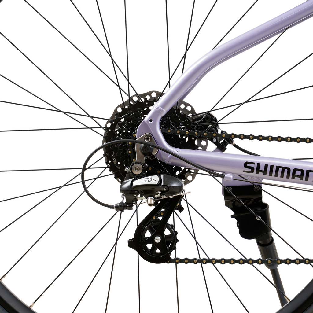 Bicicleta MTB Raptor 2.0 Lila S Aro 29” – Aluminio – Shimano Altus 2x8 – Frenos de Disco