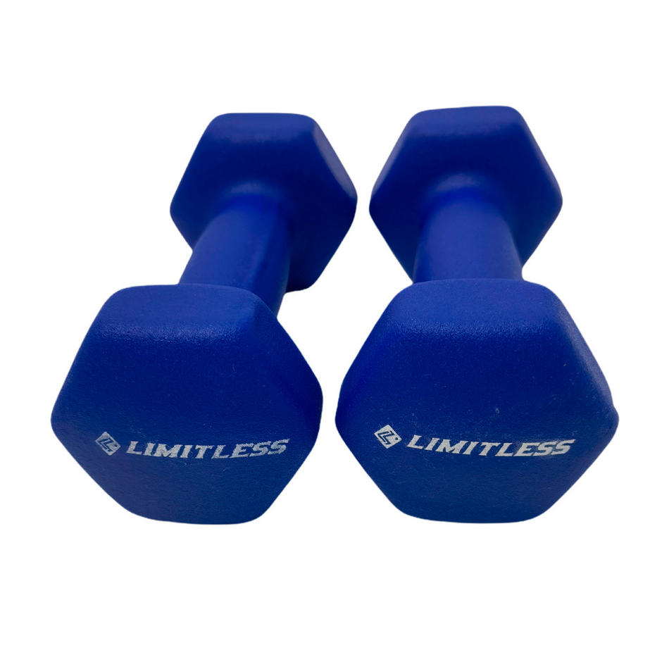 Mancuernas Pilates 2kg Neopreno Par Limitless