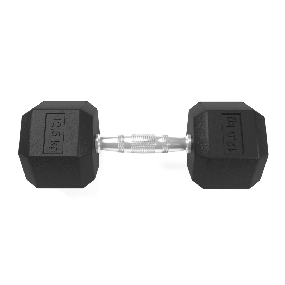 Mancuerna Hexagonal Caucho 12.5kg Limitless