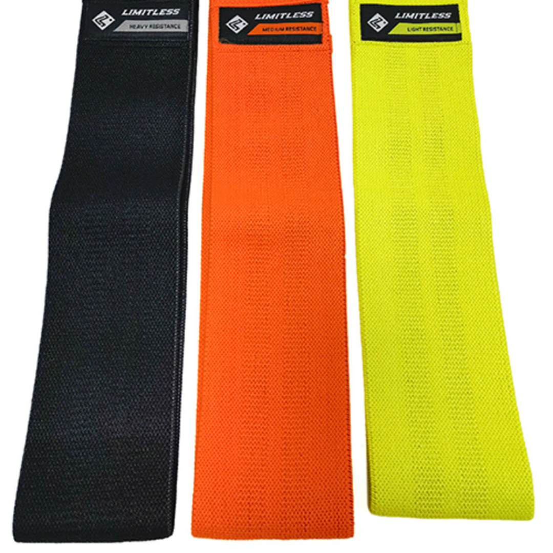 Set de Bandas de Resistencia Limitless – Tela Antideslizante 3 Niveles