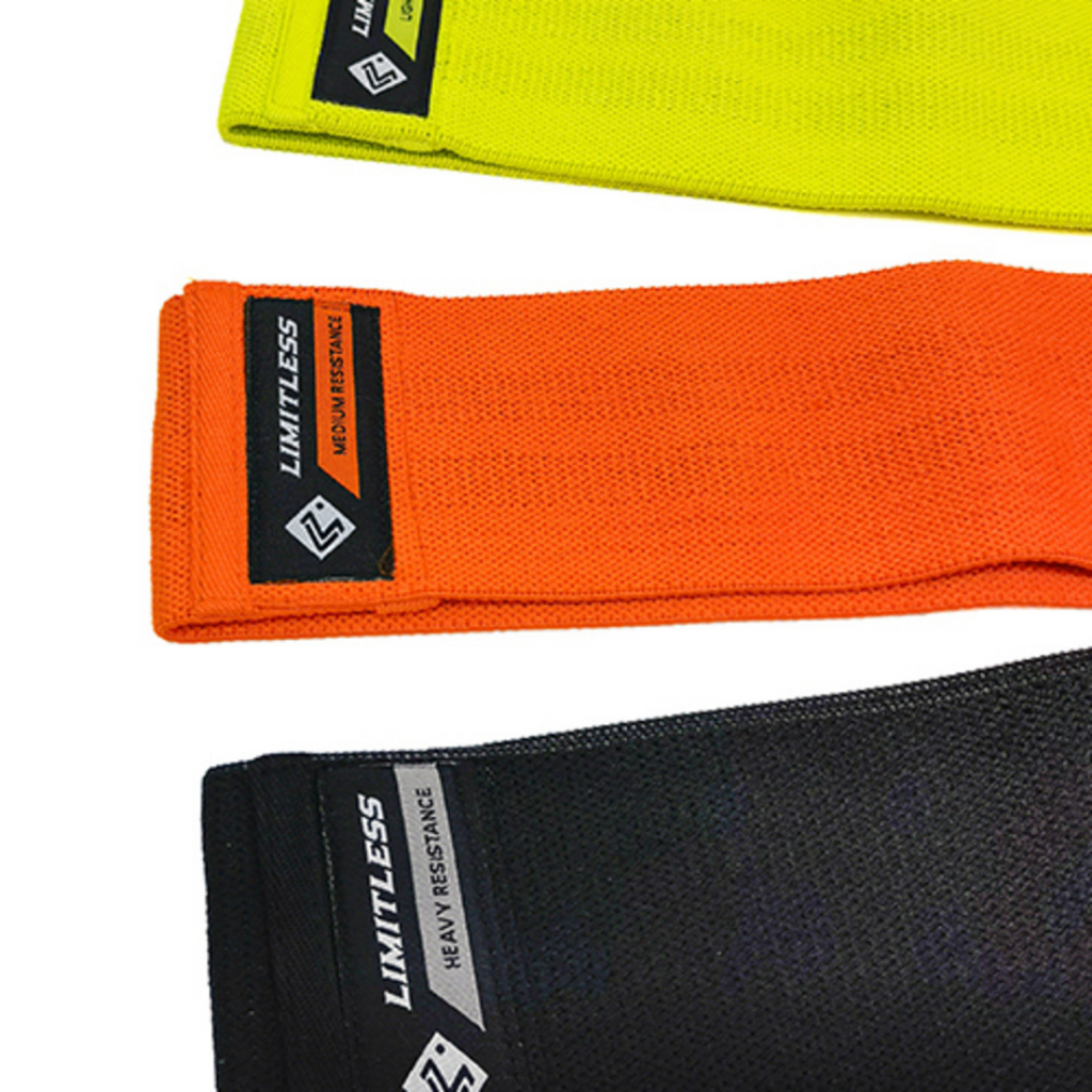 Set de Bandas de Resistencia Limitless – Tela Antideslizante 3 Niveles