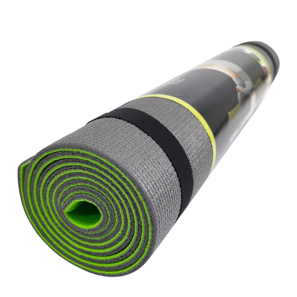 Tapete de Yoga Mat Bicolor Verde/Gris 5mm Limitless