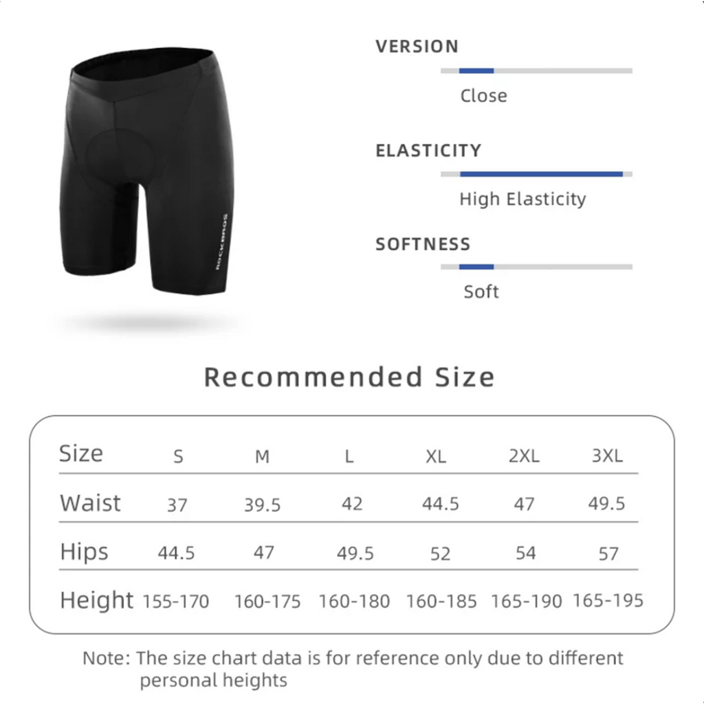 Calza Ciclismo Negra RK1008B Rockbros