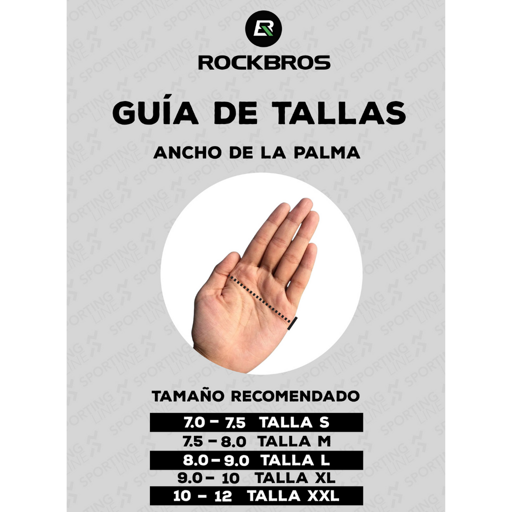 Guante Corto Negro S030 Rockbros