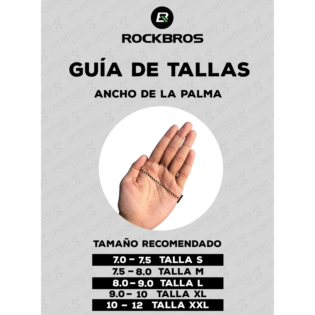 Guante Corto Negro S030 Rockbros