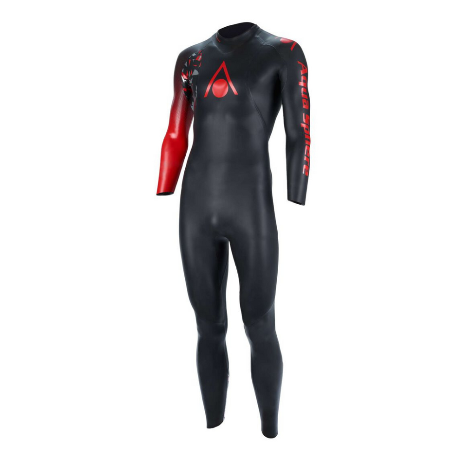 Traje de Agua Hombre Racer V3 Negro/Rojo AquaSphere