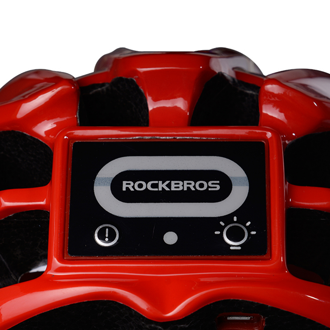 Casco Con Luz Carga USB Rockbros ZN1001