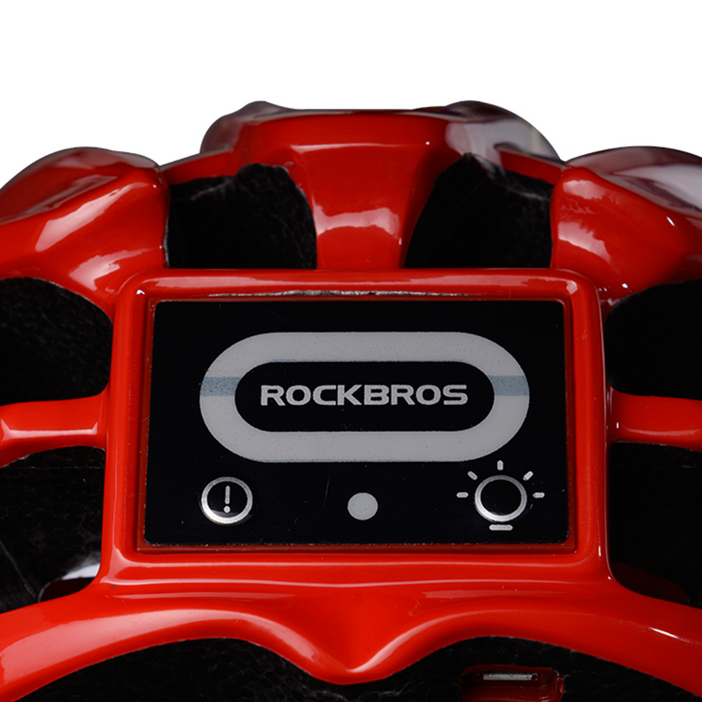 Casco Con Luz Carga USB Rockbros ZN1001